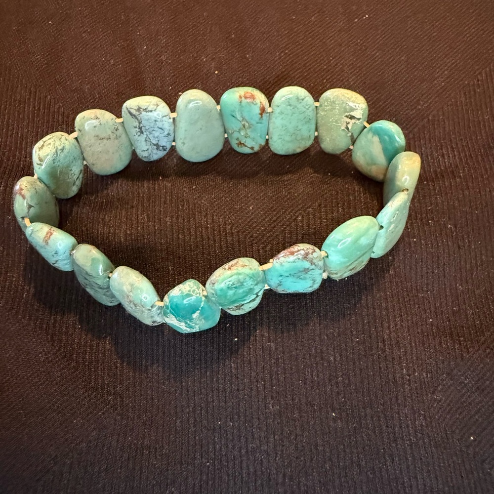 Turquoise Stone Beaded Bracelet
